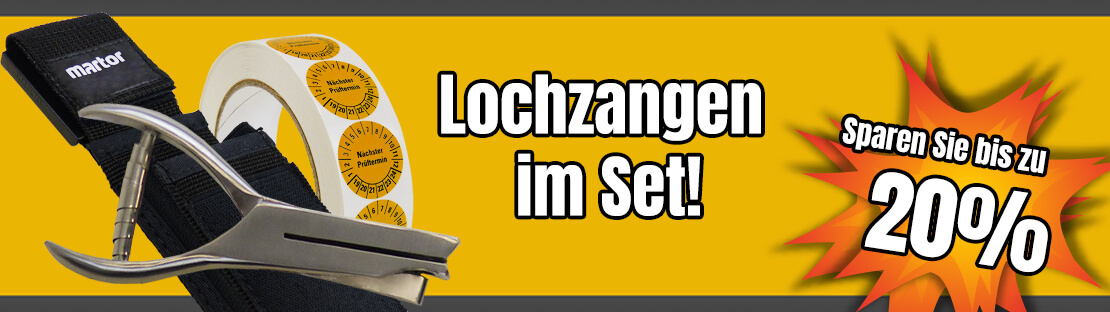 Lochzangen im Set