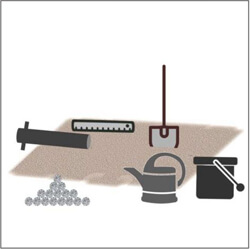 Bodenhülse einbetonieren Materialien