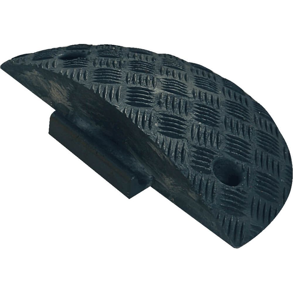 Bodenschwellen-Set 2,4 M Gelb/Schwarz – 7,5 Cm Hoch, 5-10 Km/h, Aus Recycling-Gummi