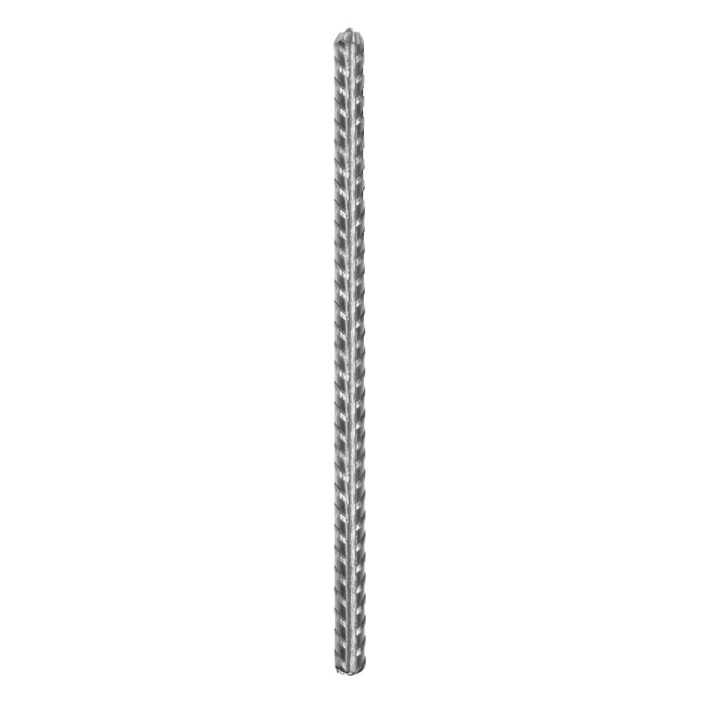 TMS PRO SHOP Rohrpfosten 6x250 Cm Zum Einbetonieren – Feuerverzinkter Stahl, 2 Mm Wandstärke, Inkl. Erdanker & Kappe