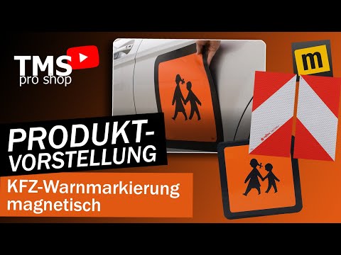 Kiwistar Magnetschild 'Feuerwehr 3', 45 Cm Orange, Magnetisch Für Auto & Metall - Wiederverwendbar & Reflektierend