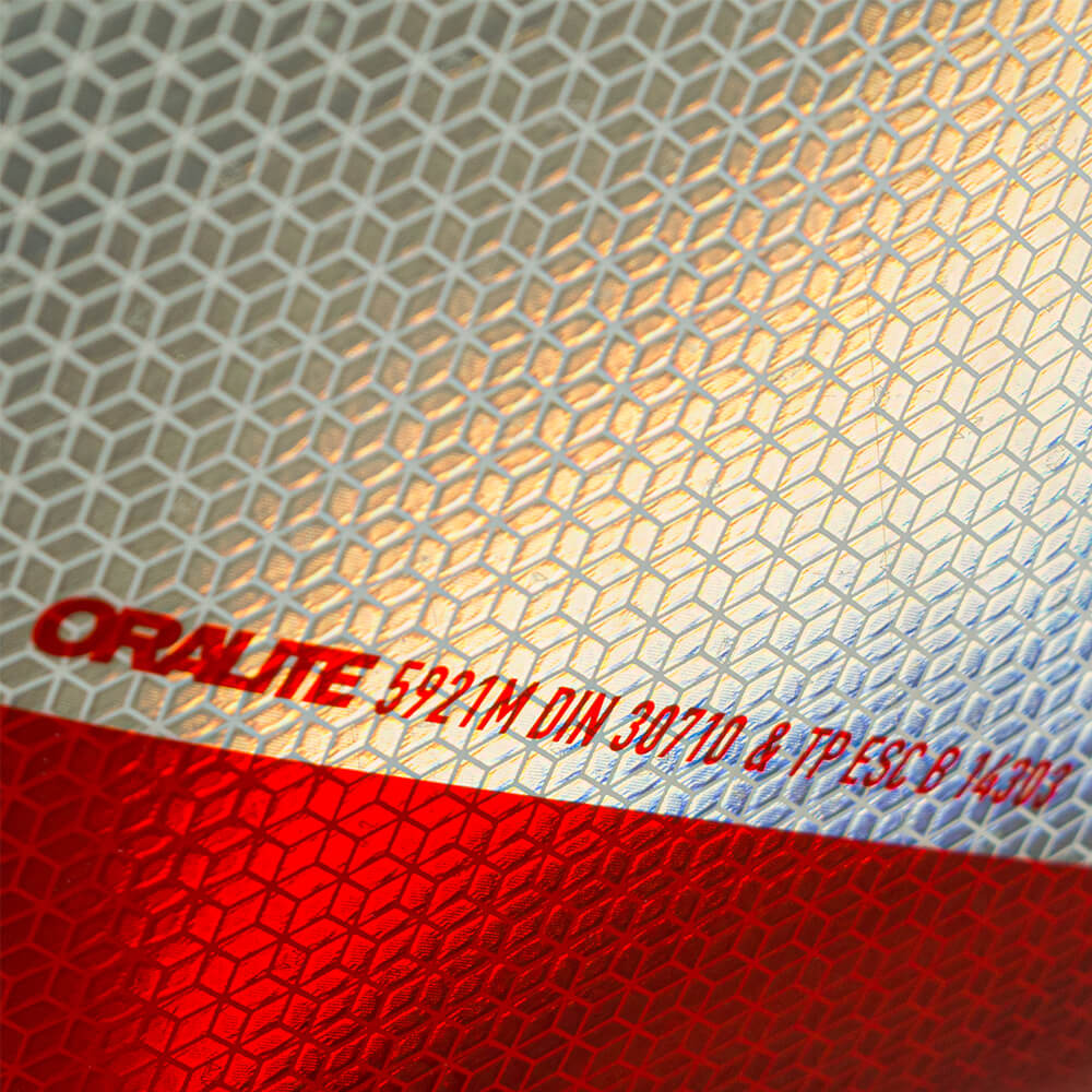 Reflecto Warnmarkierung Für VW Caddy V Ab 2021 - Selbstklebend Rot-weiß Nach DIN 30710