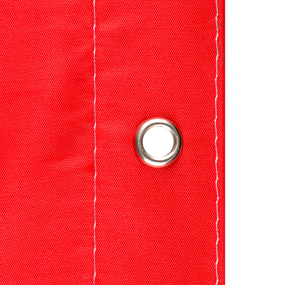 Windsack 100cm Rot-Weiß - Windrichtungsanzeige Mit Reflektierendem Streifen Für Außenbereich