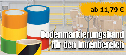 Bodenmarkierungsband für den Innenbereich