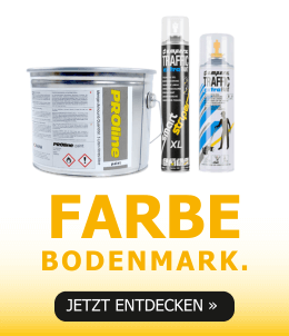 Bodenmarkierungsfarbe in Markenqualität zum Bestpreis Bodenmarkierungsfarbe in Markenqualität zum Bestpreis