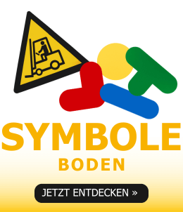 Praktische Bodensymbole in Markenqualität Praktische Bodensymbole in Markenqualität