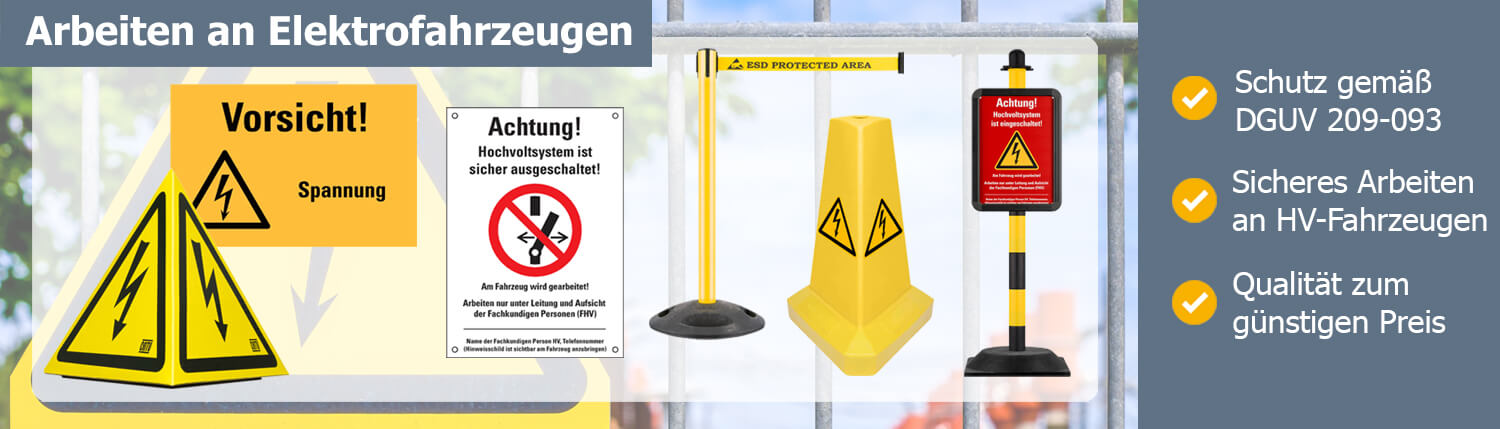 Arbeiten an Elektrofahrzeugen