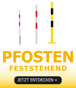 Feststehende Sperrpfosten