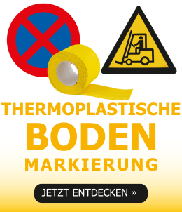 Thermoplastische Bodenmarkierung