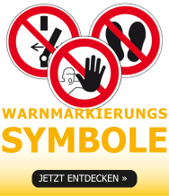 Signalstarke Warnmarkierungssymbole