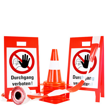 Absperrprodukte Set Absperrprodukte Set