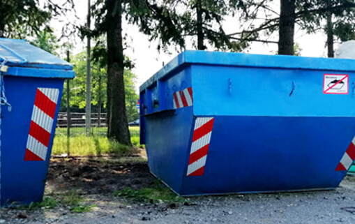 Container Warnmarkierung Beispiel