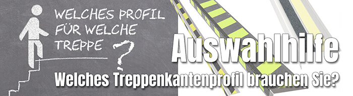 Welches Treppenkantenprofil brauchen