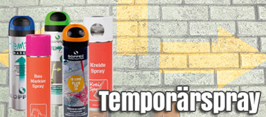Temporäre Markierungssprays und Kreidespray