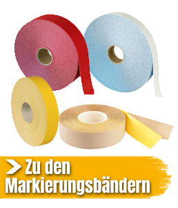 Bodenmarkierungsbänder Sortiment für den Außenbereich
