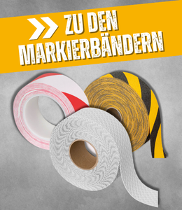 Bodenmarkierungsbänder Sortiment für den Außenbereich