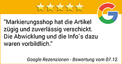 Markierungsshop Google Kundenrezensionen