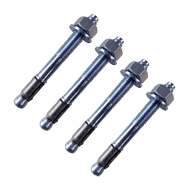 ROBUSTO Durchsteckanker, Stahl, 10/10, Ø 10 mm, 8,6 cm