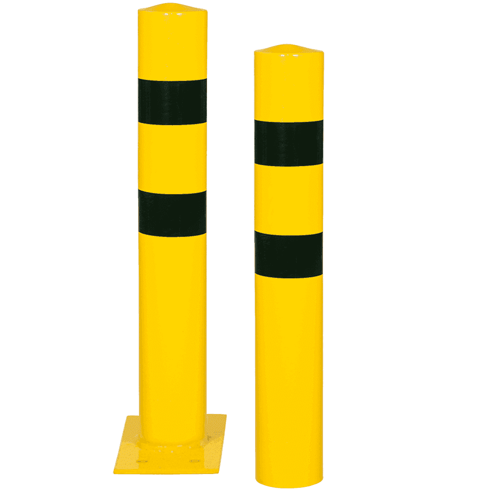 Rammschutzpoller zum Einbetonieren oder Aufdübeln